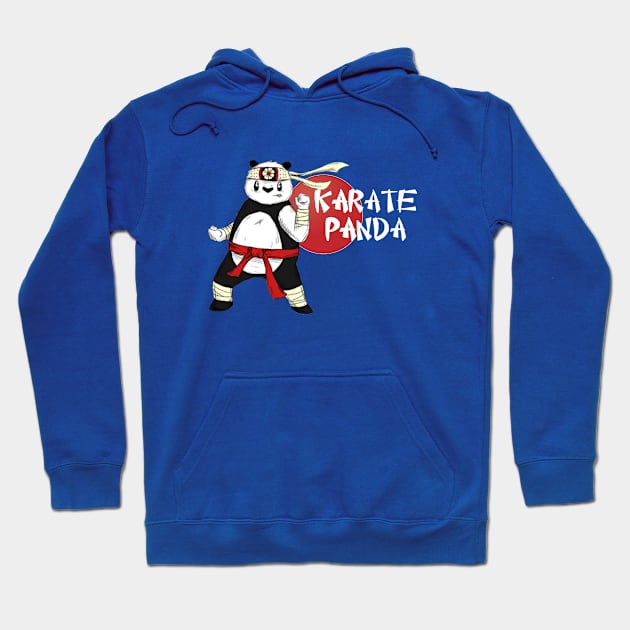 karate panda Hoodie by lilynamaste